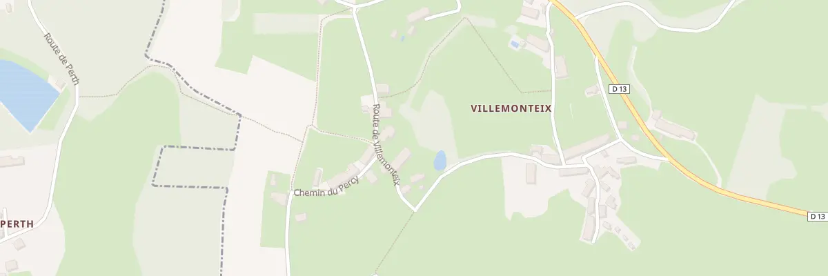 Plan du 5 Rte de Villemonteix à Cheissoux