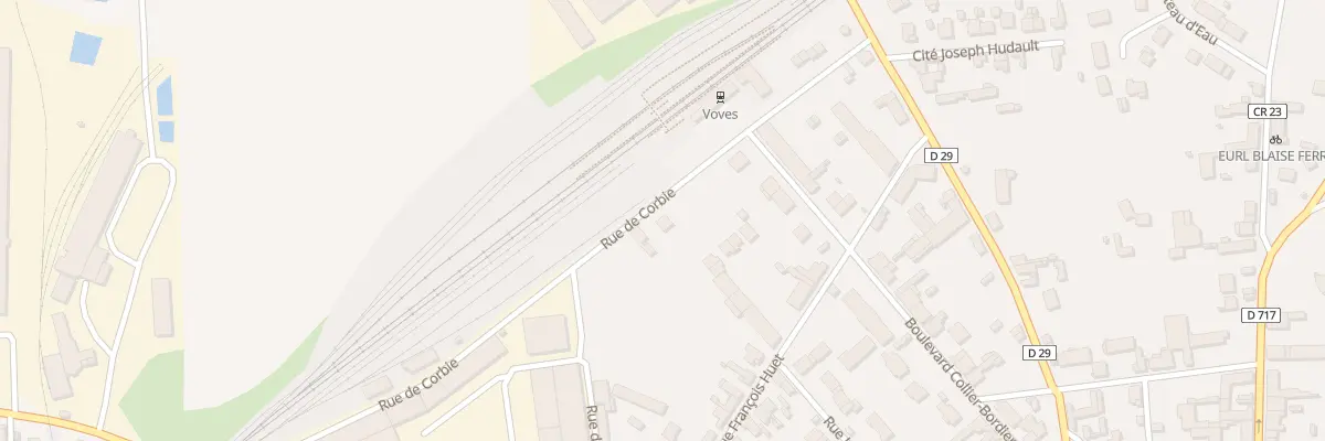 Plan du 11 Rue de Corbie aux Villages Vovéens