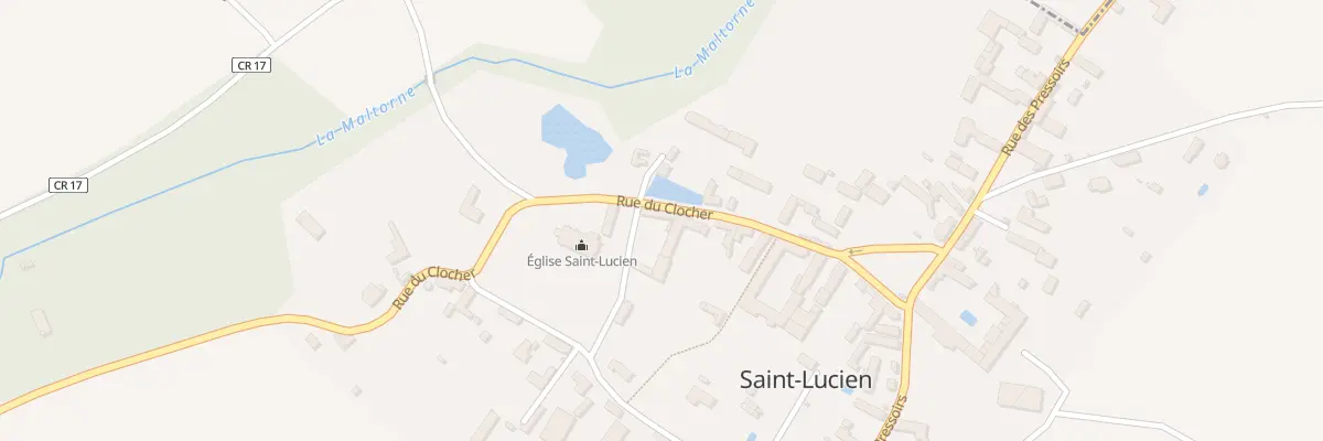 Plan du 44 Saint Lucien à Saint-Lucien
