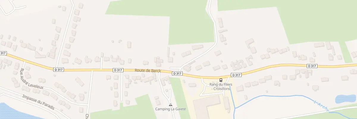 Plan du 25 Rue des Blart à Rang-du-Fliers