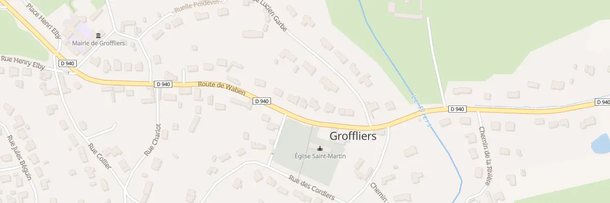 Plan du 77 Rte de Waben à Groffliers