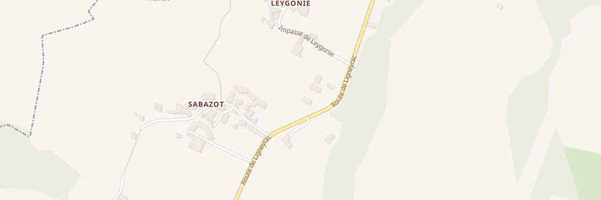 Plan du 5129 Sabazot à Ligneyrac