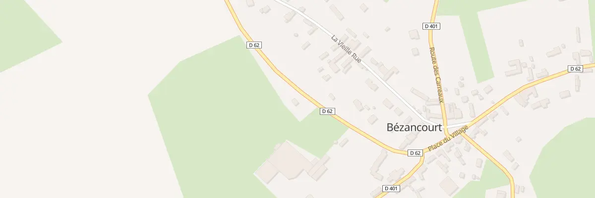 Plan du 9 Rte de la Feuillie à Bézancourt