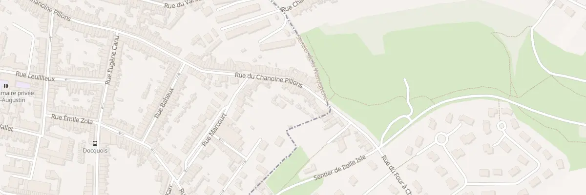 Plan du 164 Rue du Chanoine Pillons à Boulogne-sur-Mer