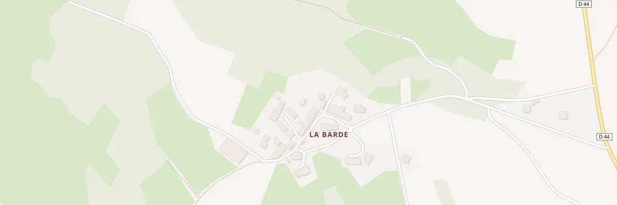 Plan du 5410 La Barde à Naillat