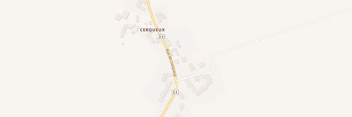 Plan du 32 Cerqueux à Épieds-en-Beauce
