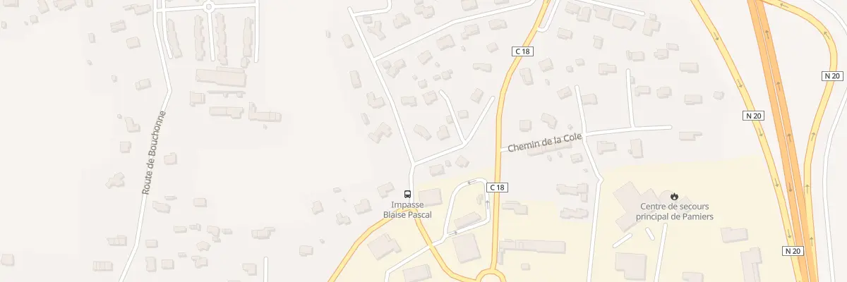 Plan du 2 Imp Blaise Pascal à Pamiers