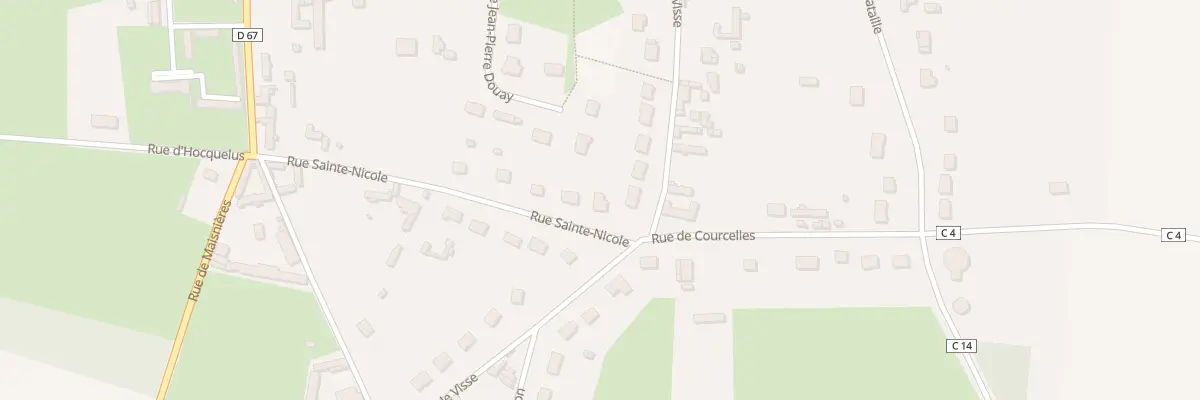 Plan du 241 Rue Sainte Nicole à Aigneville