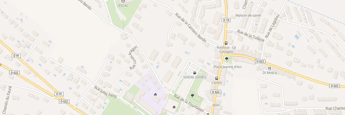 Plan du 1 Rue de la Fontasse à Nailloux