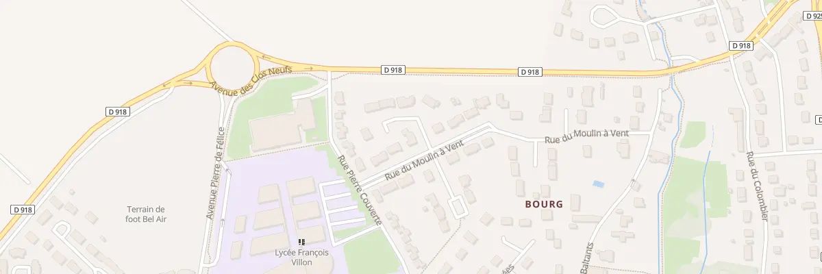 Plan du 9 Rue de Vétille à Beaugency