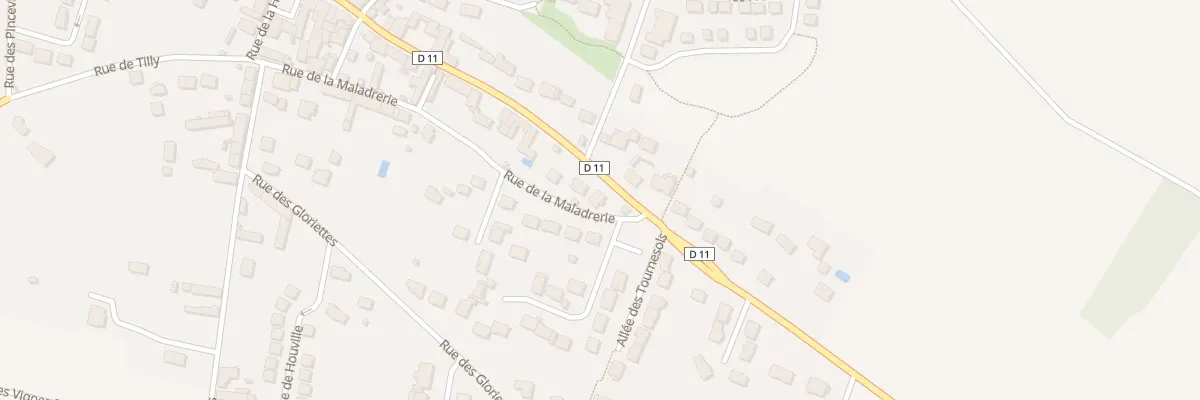 Plan du 33 Rue de la Maladrerie à Dammartin-en-Serve