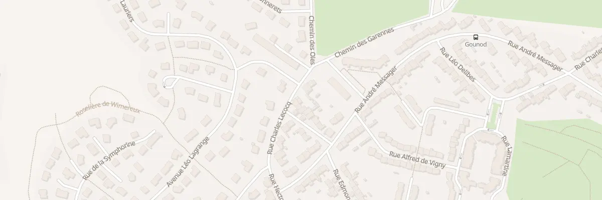 Plan du 14 Rue Jacques Offenbach à Wimereux