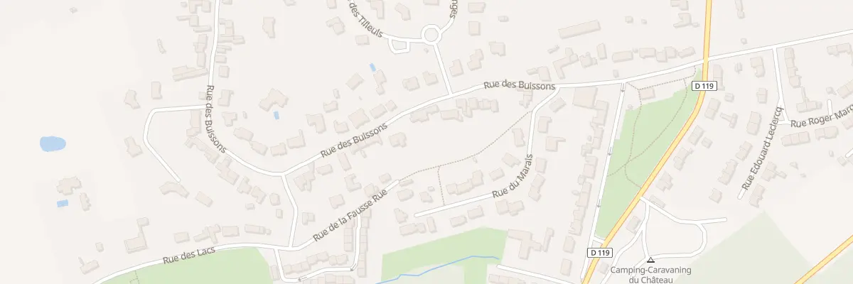 Plan du 9 Rue des Buissons à Condette