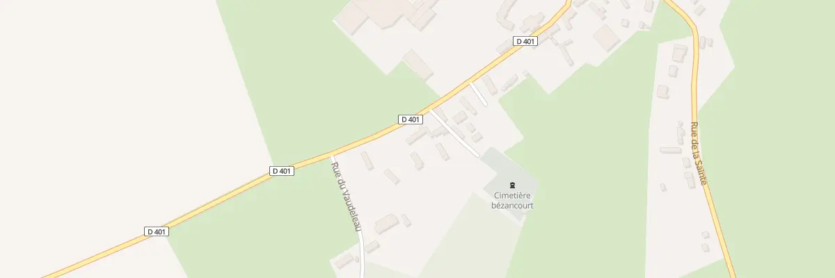 Plan du 15 Rue de l’Église à Bézancourt