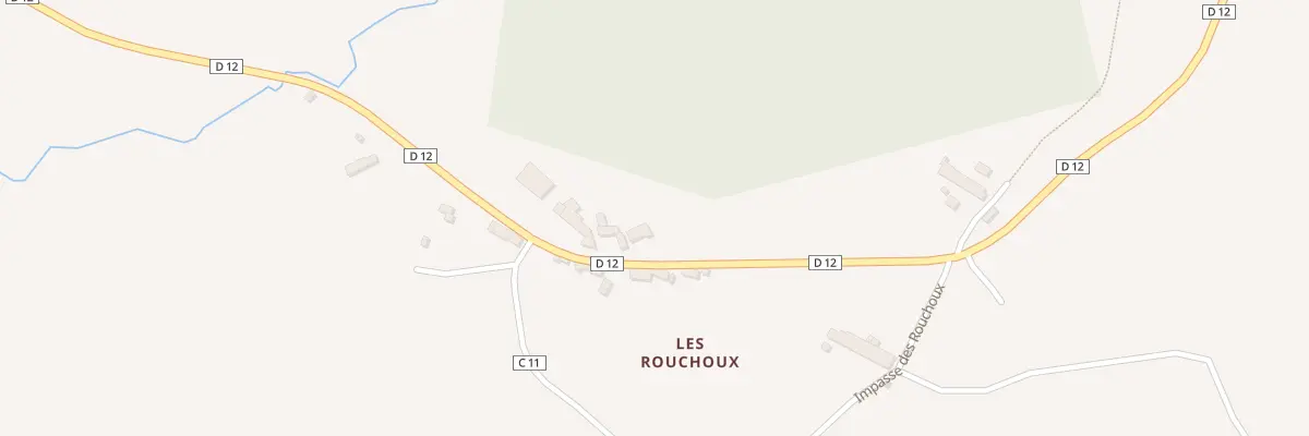 Plan du 5394 Les Rouchoux à Surdoux