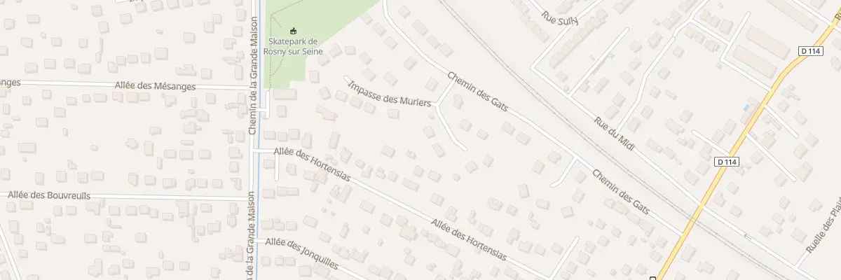 Plan du 9 Imp des Muriers à Rosny-sur-Seine