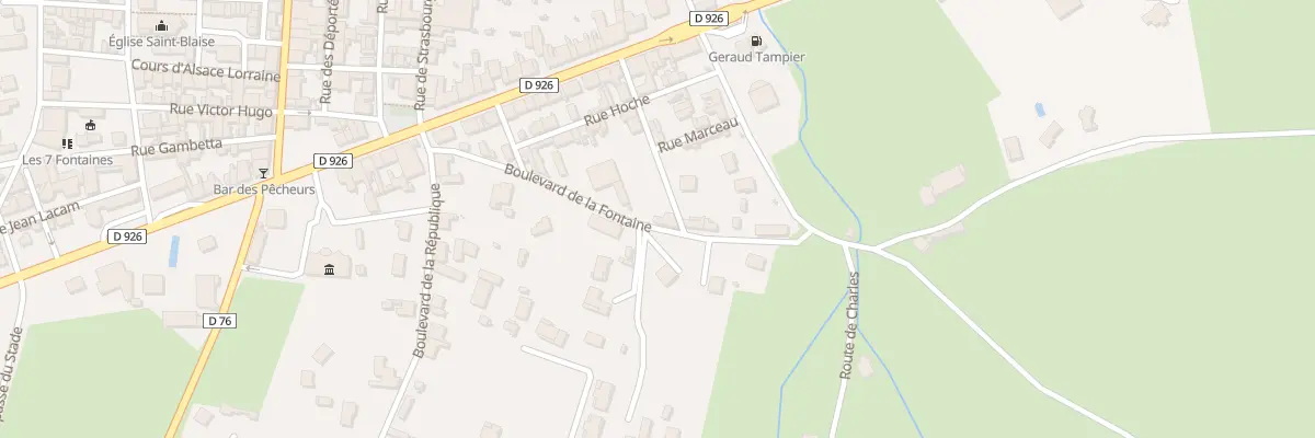 Plan du 10 Bd de la Fontaine à Septfonds