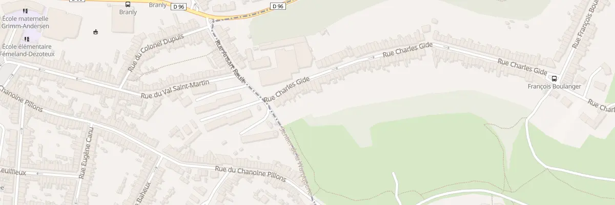 Plan du 18 Rue Charles Gide à Saint-Martin-Boulogne