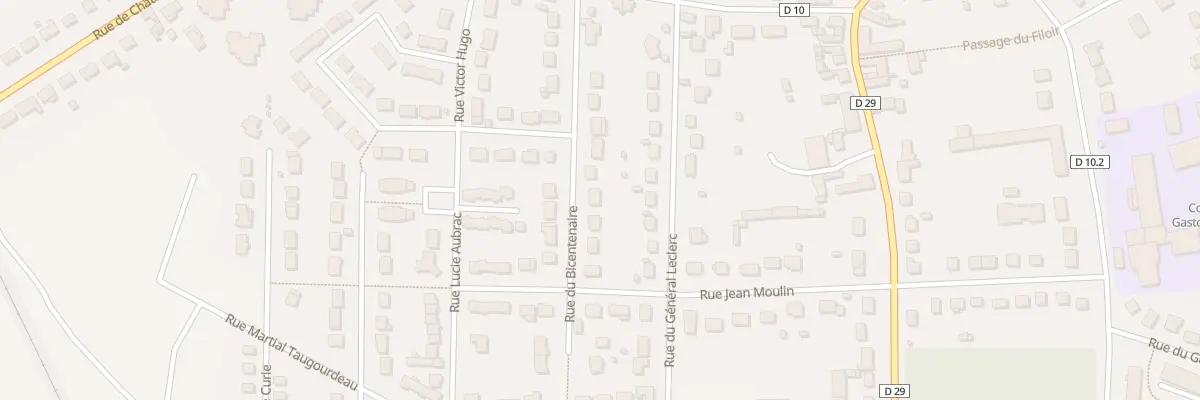 Plan du 14 Rue du Bicentenaire aux Villages Vovéens