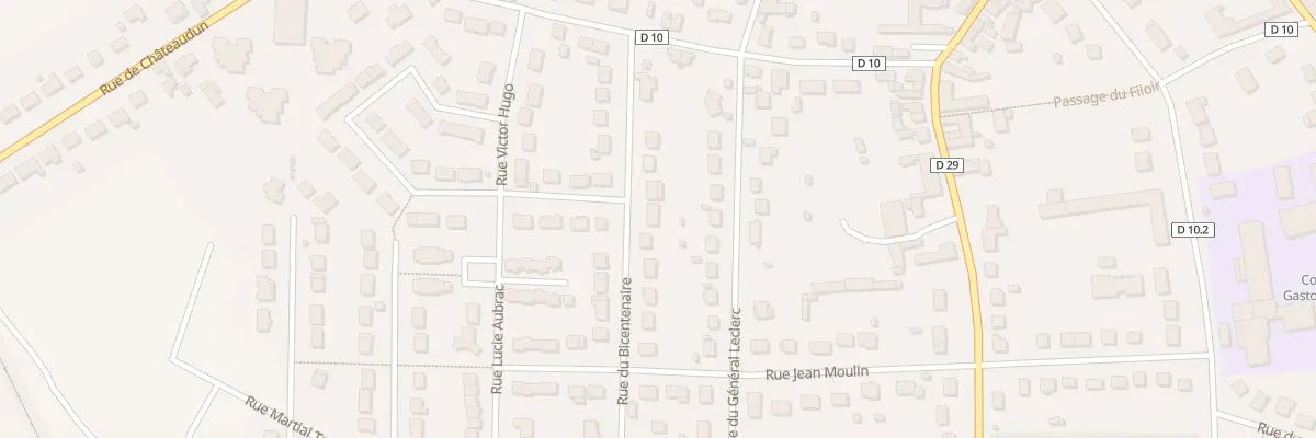 Plan du 10 Rue du Bicentenaire aux Villages Vovéens