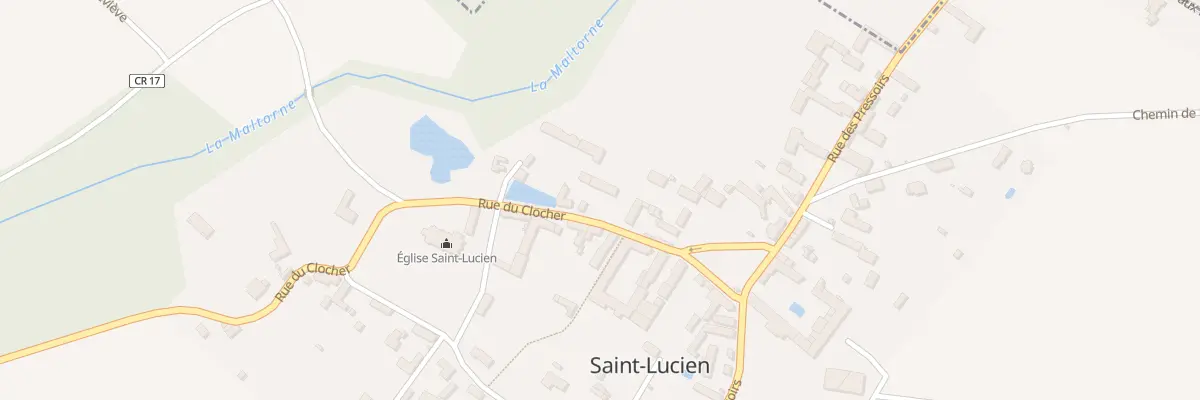Plan du 4 Rue du Clocher à Saint-Lucien
