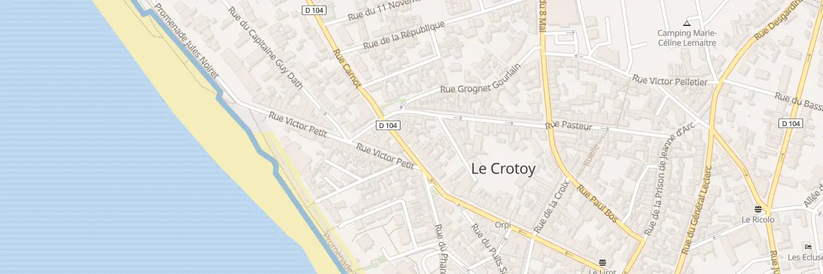 Plan du 20 Rue Henri Doidy au Crotoy
