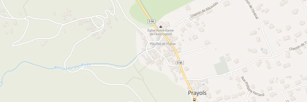 Plan du 2 Qua de Tarteing à Prayols