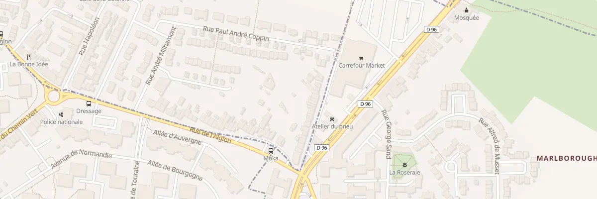 Plan du 25 Rue du Mal Ney à Wimille