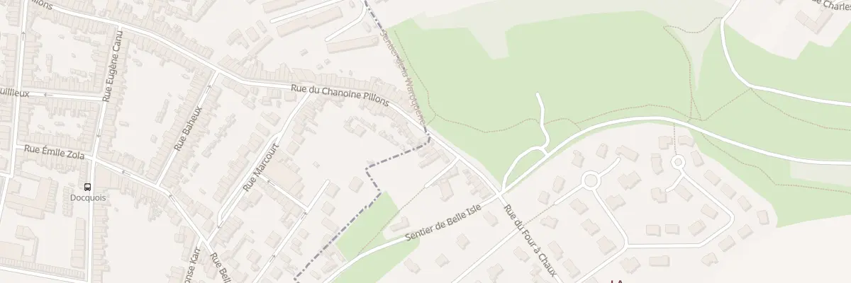 Plan du 188 Rue du Chanoine Pillons à Boulogne-sur-Mer