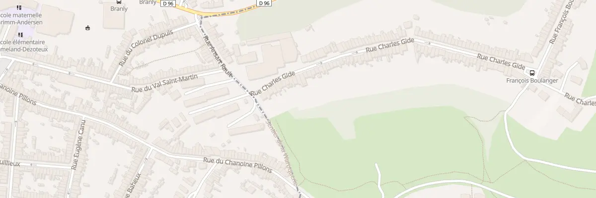 Plan du 20 Rue Charles Gide à Saint-Martin-Boulogne