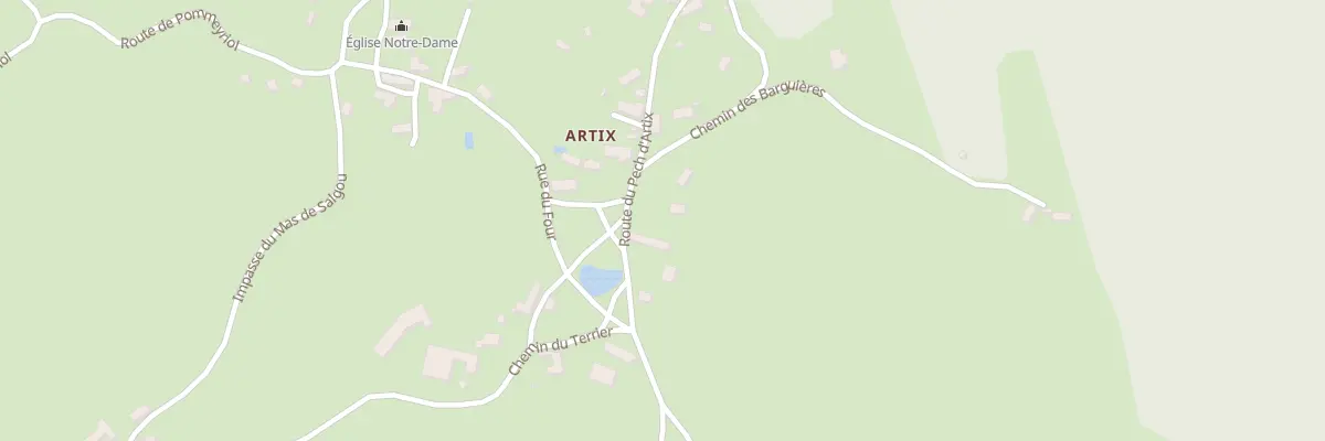 Plan du 385 Rte du Pech d’Artix à Sénaillac-Lauzès