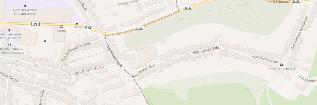 Plan du 5 Rue Charles Gide à Saint-Martin-Boulogne