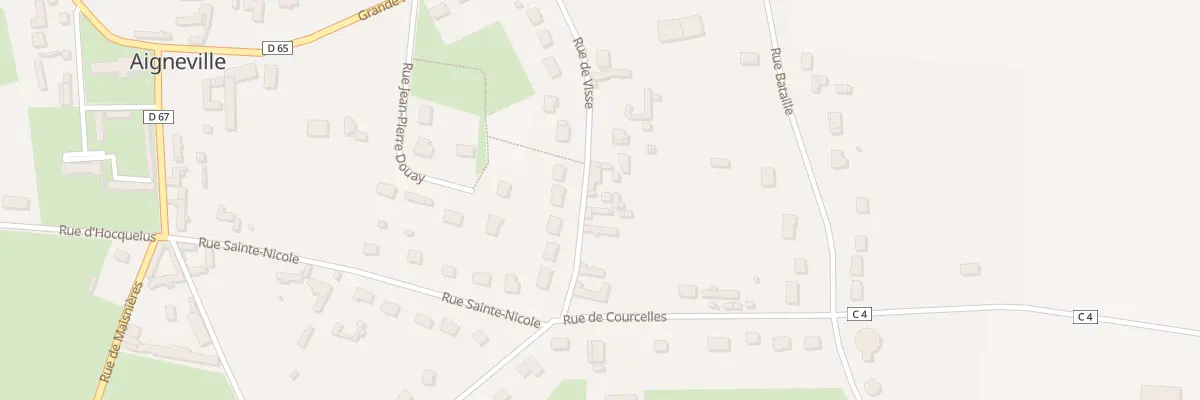 Plan du 215 Rue de Visse à Aigneville