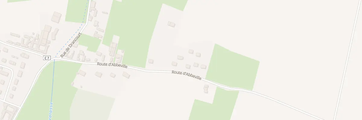 Plan du 27 Rte d’Abbeville à Arrest