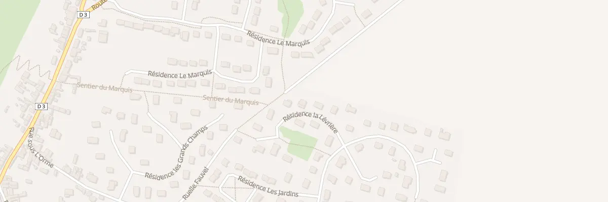 Plan du 23 Res La Lévrière à Étrépagny