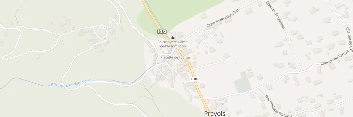 Plan du 4 Ptte de l’Eglise à Prayols