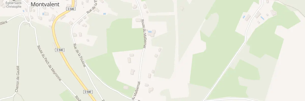 Plan du 15 Le Malbernat-Sud à Montvalent