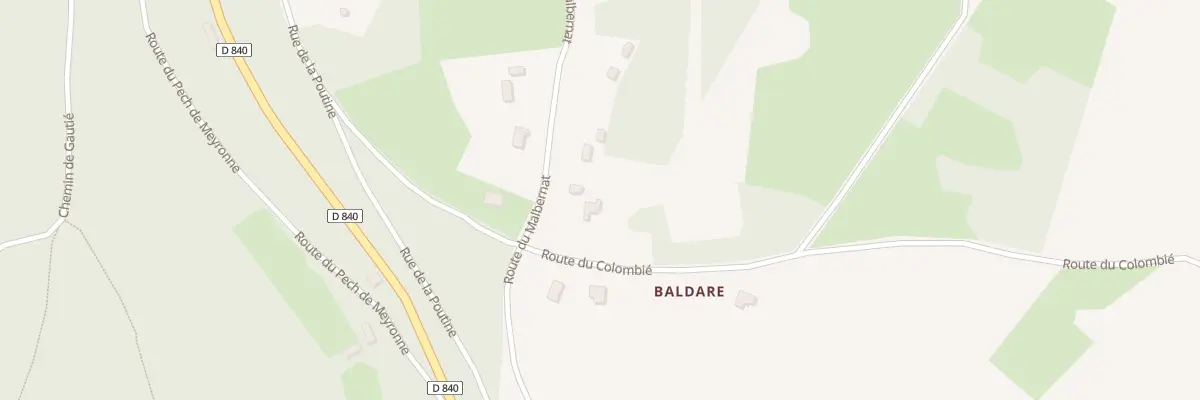 Plan du 21 Le Malbernat-Sud à Montvalent