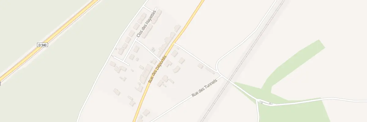Plan du 28 Rue des Déportés à Dannes