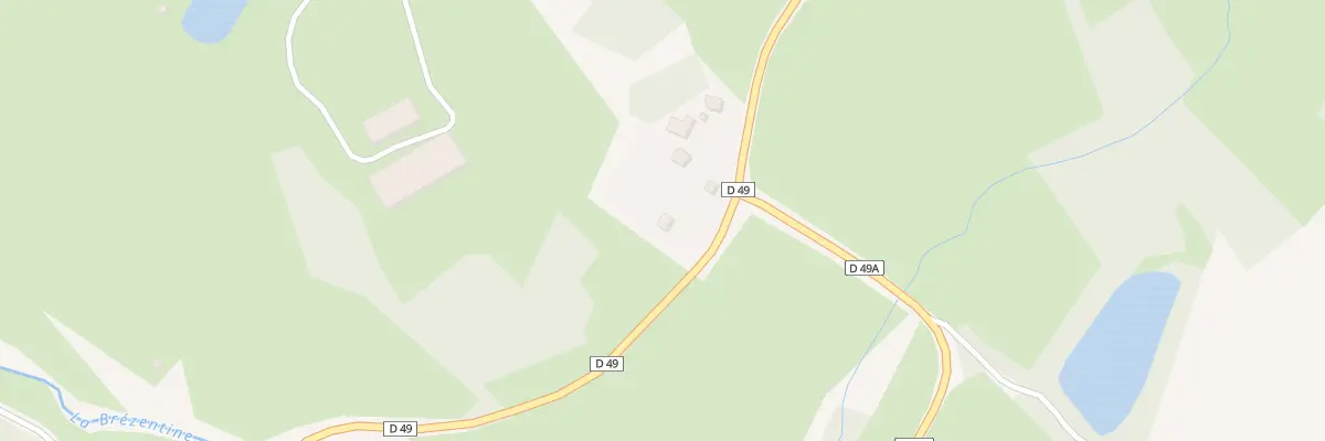 Plan du 1 Les Mas à Lafat