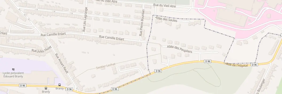 Plan du 154 Rue Camille Enlart à Boulogne-sur-Mer