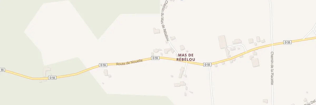 Plan du 5054 Mas de Rebelou à Escamps