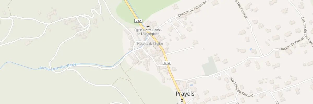 Plan du 160 Pas Francois Laguerre à Prayols