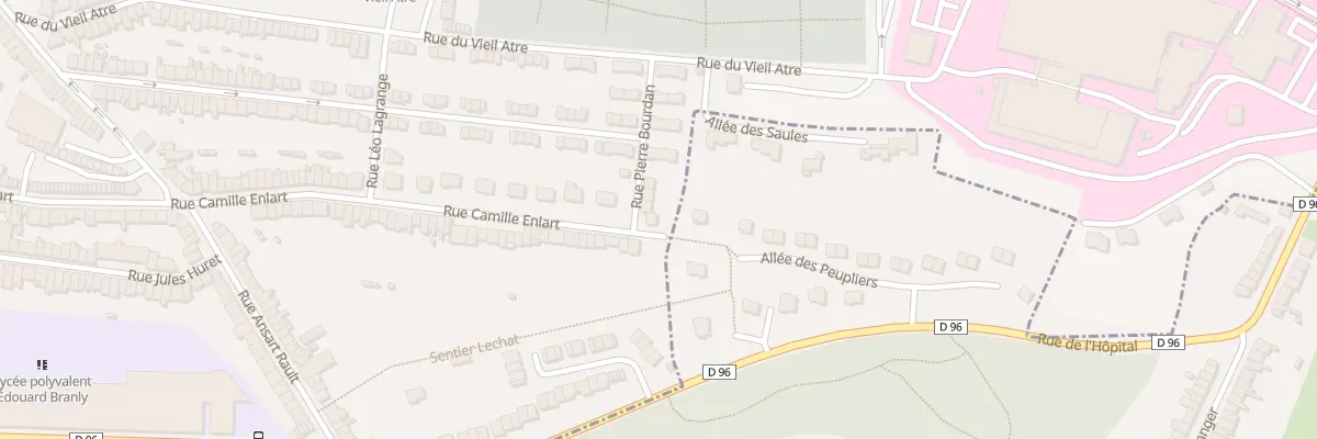 Plan du 131 Rue Camille Enlart à Boulogne-sur-Mer