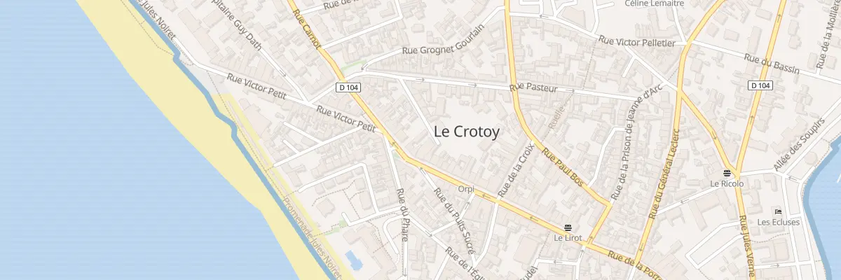 Plan du 4 Rue Henri Doidy au Crotoy