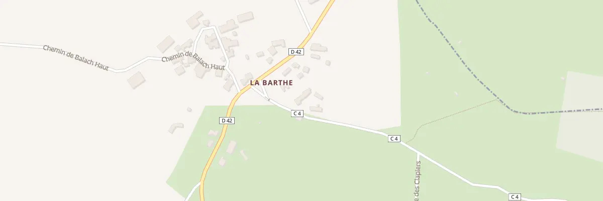 Plan du 5006 Labarthe à Belmont-Sainte-Foi
