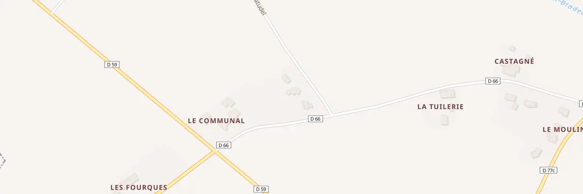 Plan du 81 Che du Batudel à Gauré