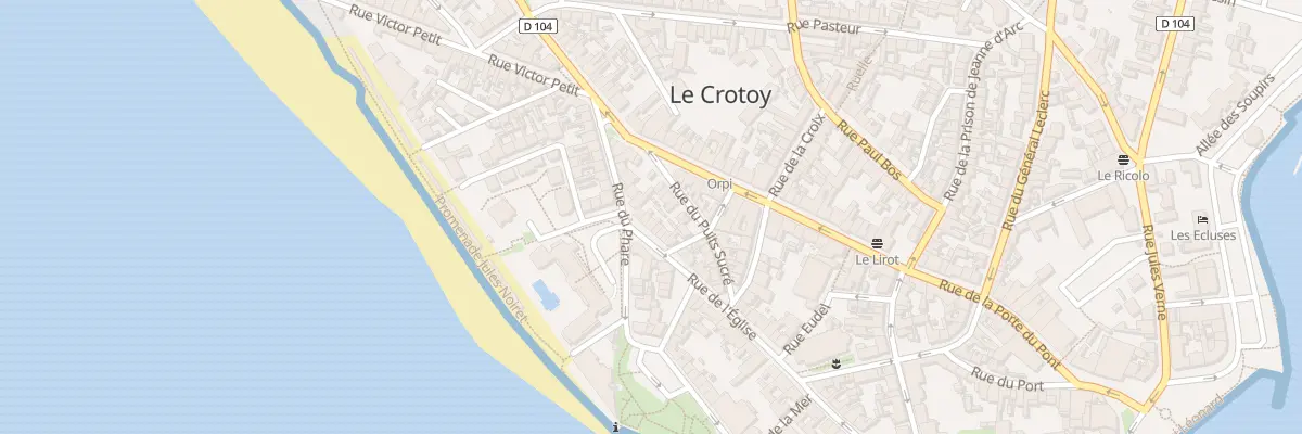 Plan du 48 Rue de l’Eglise au Crotoy