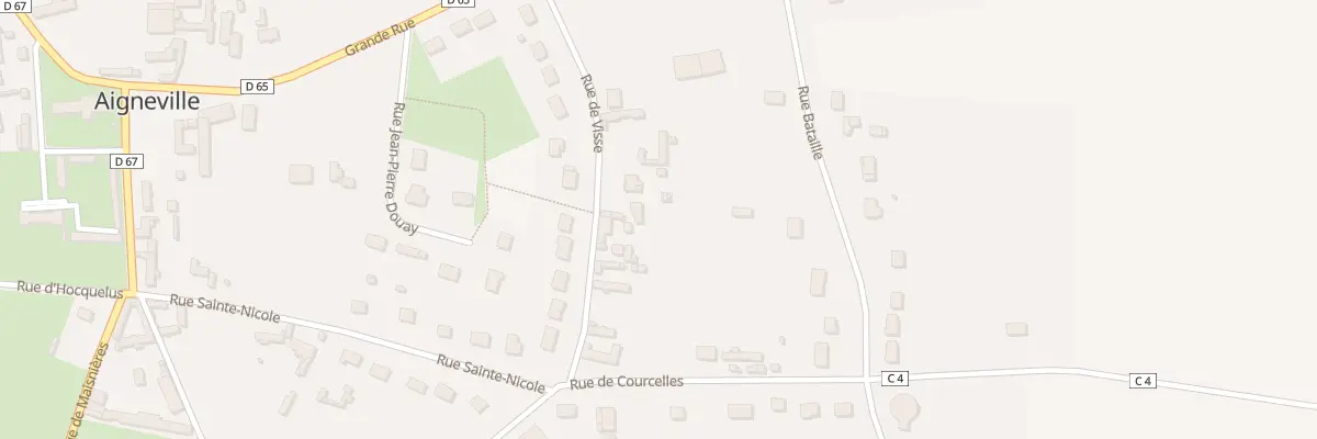 Plan du 181 Rue de Visse à Aigneville
