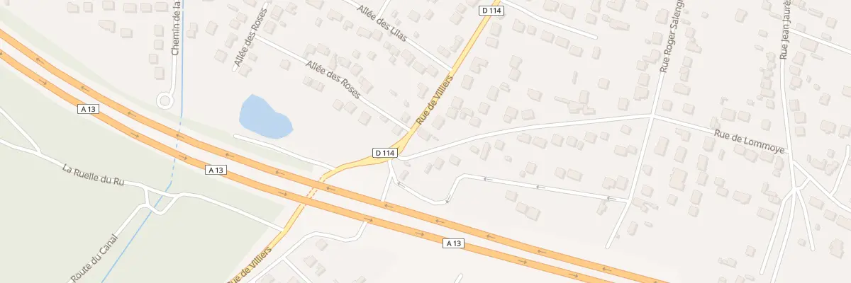 Plan du 85 Rue de Villiers à Rosny-sur-Seine